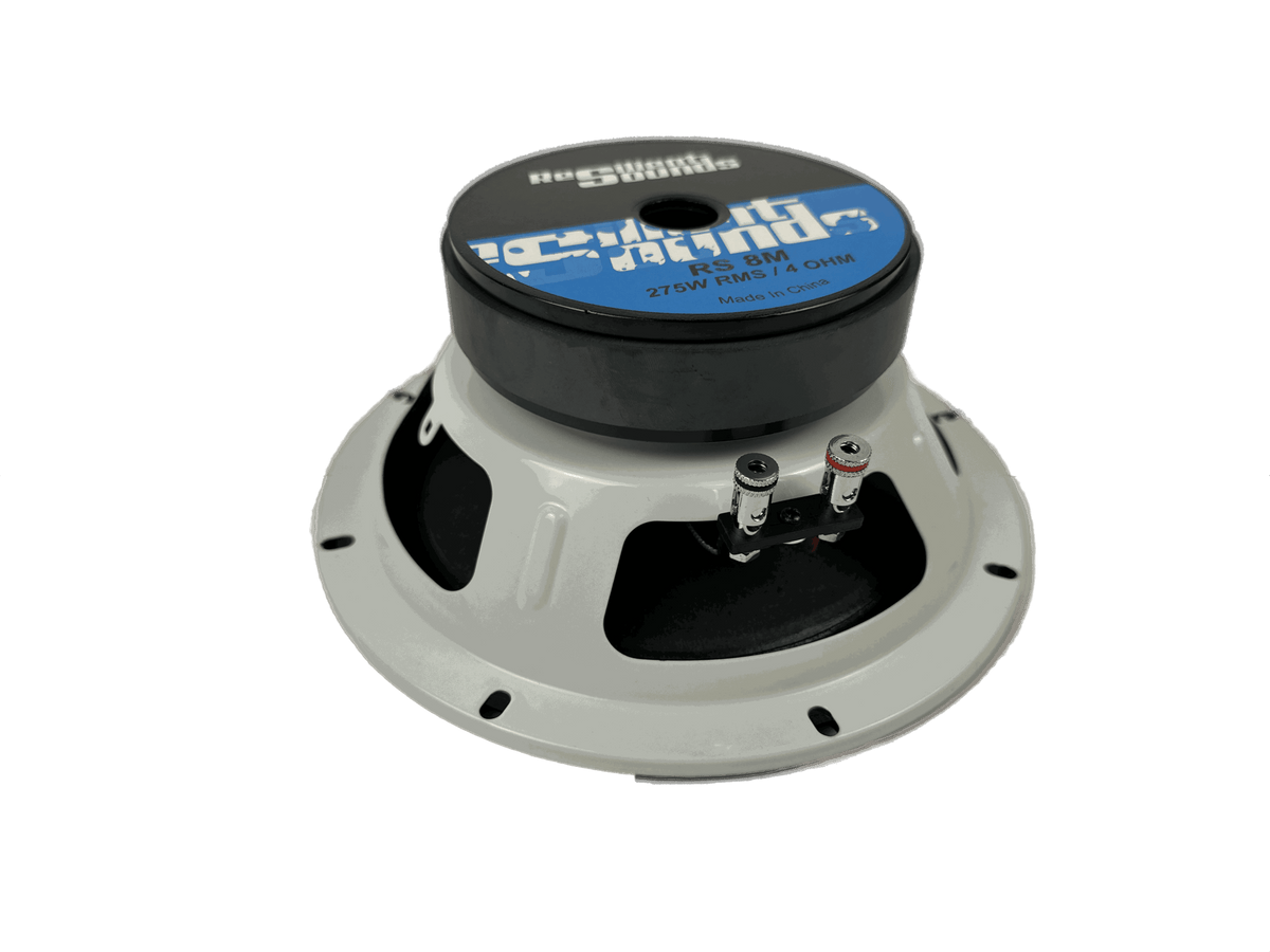 Resilient Sounds RS 8M 275W 4Ω 8" Speaker - RS - 8M - SP - Sparked Innovations