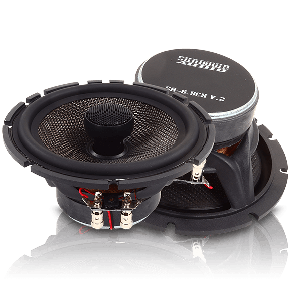 SA-6.5CX 6.5" 6-1/2 Coaxial Car Audio Speakers+Built-In Tweeters - Sundown Audio