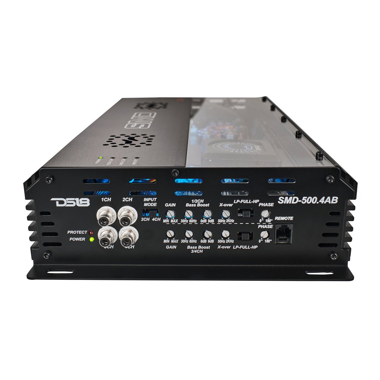SMD 4-Channel Class AB Amplifier with VM-1 Voltmeter and Dig
