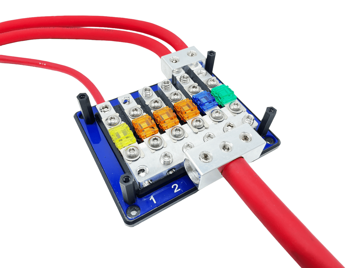 SMD Triple LRC Cable Adapter Block - 3 x 8AWG to 3 x 4AWG (1 Adaptor) - SMD - LRC - TRIP - 4GA - Sparked Innovations