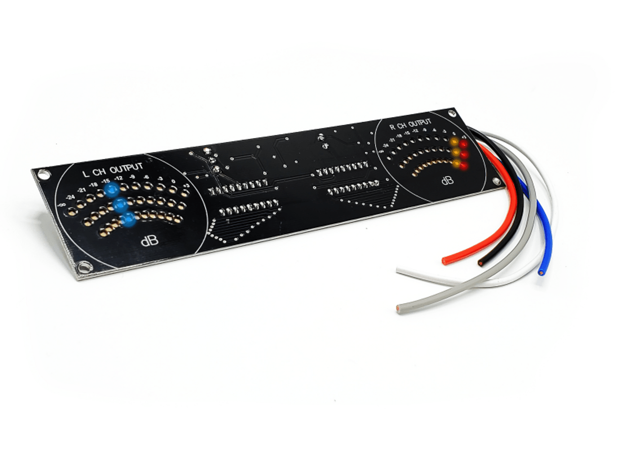 SMD VU - Din Audio Volume Unit Meter - Steve Meade Designs - White LED - SMD - VU - DIN - WH - Sparked Innovations