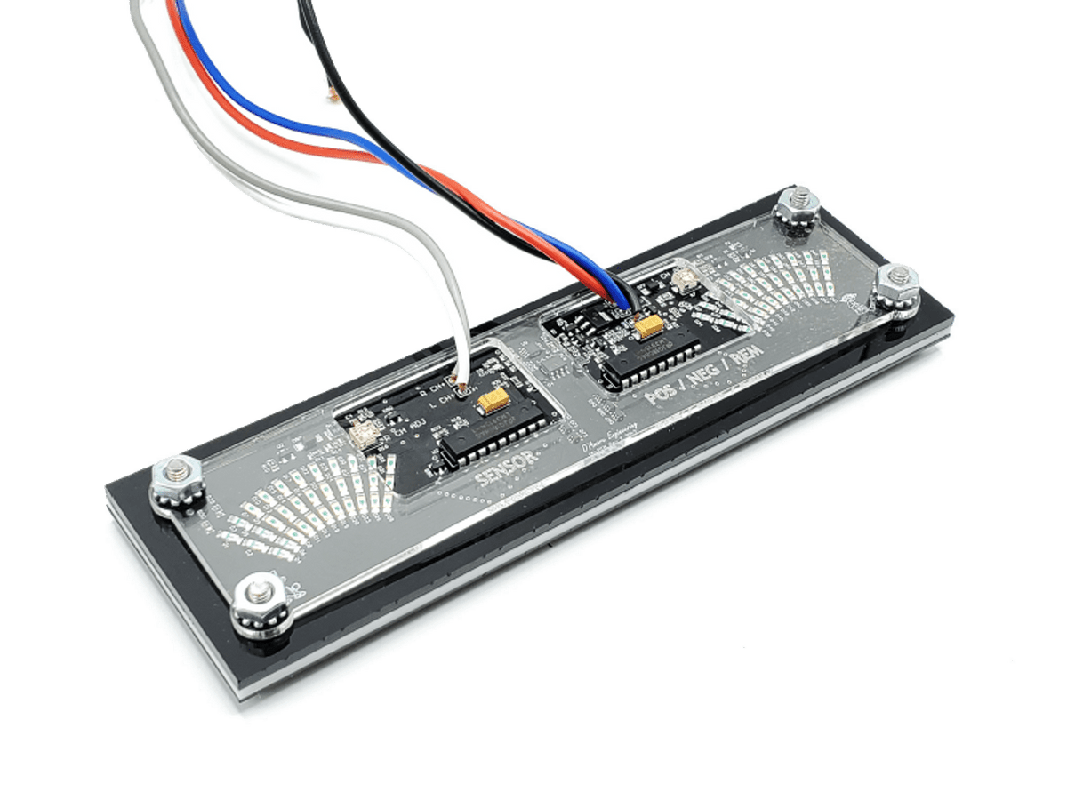 SMD VU - Din w - case - Steve Meade Designs - Blue LED - SMD - VU - DIN - CASE - BL - Sparked Innovations