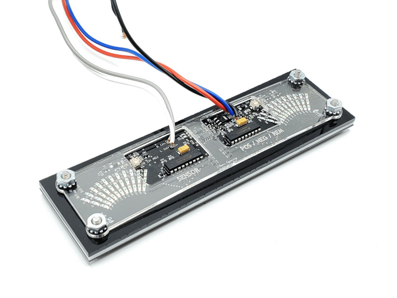 SMD VU - Din w - case - Steve Meade Designs - Blue LED - SMD - VU - DIN - CASE - BL - Sparked Innovations