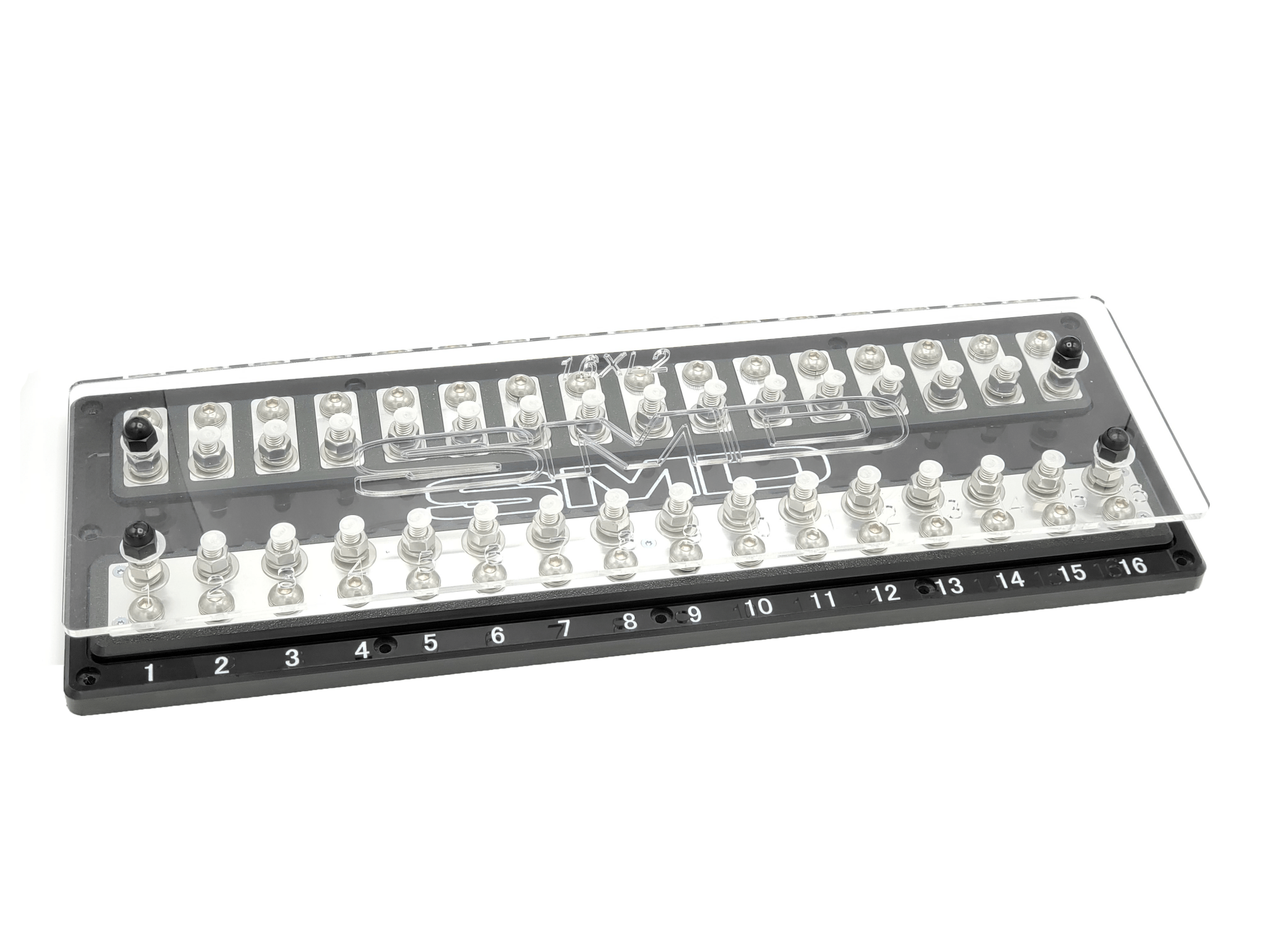 SMD XL2 Distribution Bar - 16 - Slot ANL Fuse Block - Steve Meade Designs - SMD - 16 - SLOT - XL2 - FB - Sparked Innovations