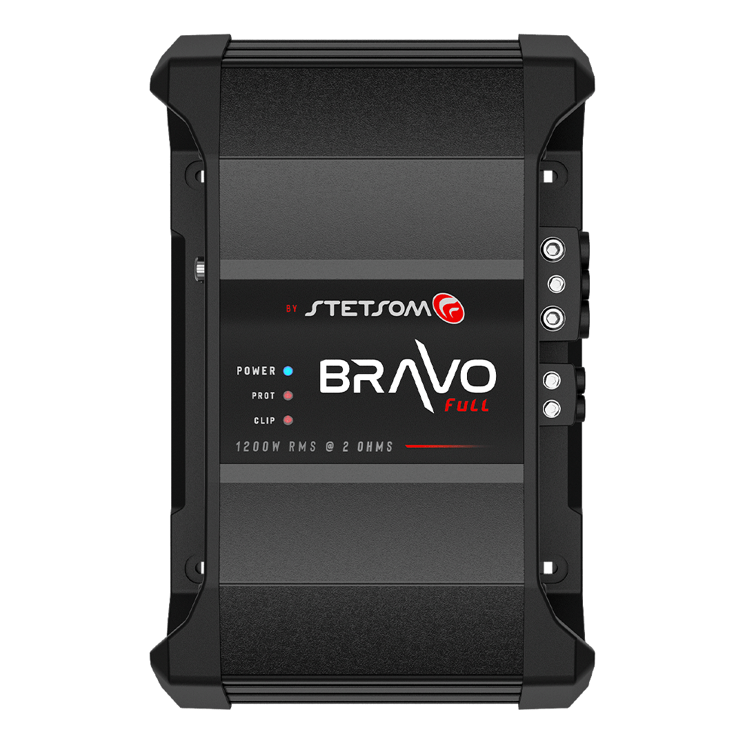 Stetsom BRAVO FULL 1.2k Digital Full - Range Amplifier Mono One - Channel Class D 1200 W 2 Ohm - BRAVO - FULL - 1.2K - 2OHM - Sparked Innovations