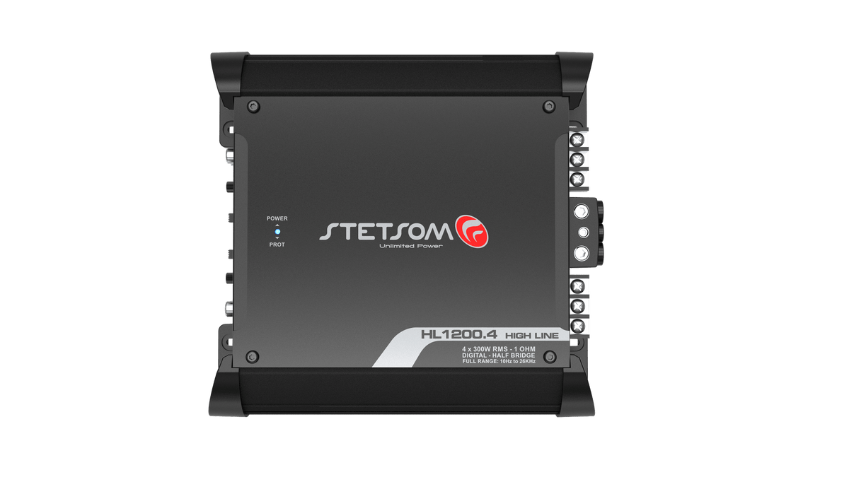 Stetsom High Line HL - 1200.4 Digital Amplifier 1200W Class D Full - Range Four - Channel 1 Ohm - HL - 1200.4 - 1OHM - Sparked Innovations
