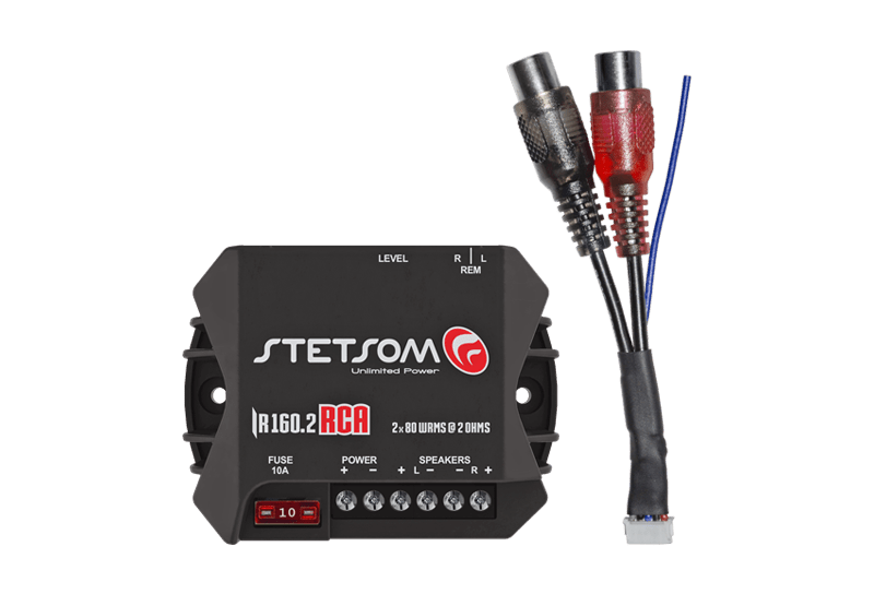 Stetsom Iron Line IR - 160.2 RCA Digital Amplifier Two - Channel 2 Ohm - IR - 160.2 - RCA - 2OHM - Sparked Innovations