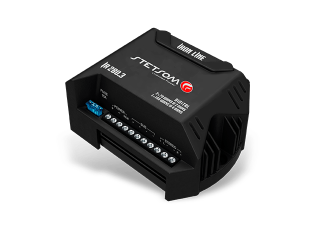 Stetsom Iron Line IR - 280.3 Digital Amplifier Three - Channel 2 Ohm - IR - 280.3 - 2OHM - Sparked Innovations