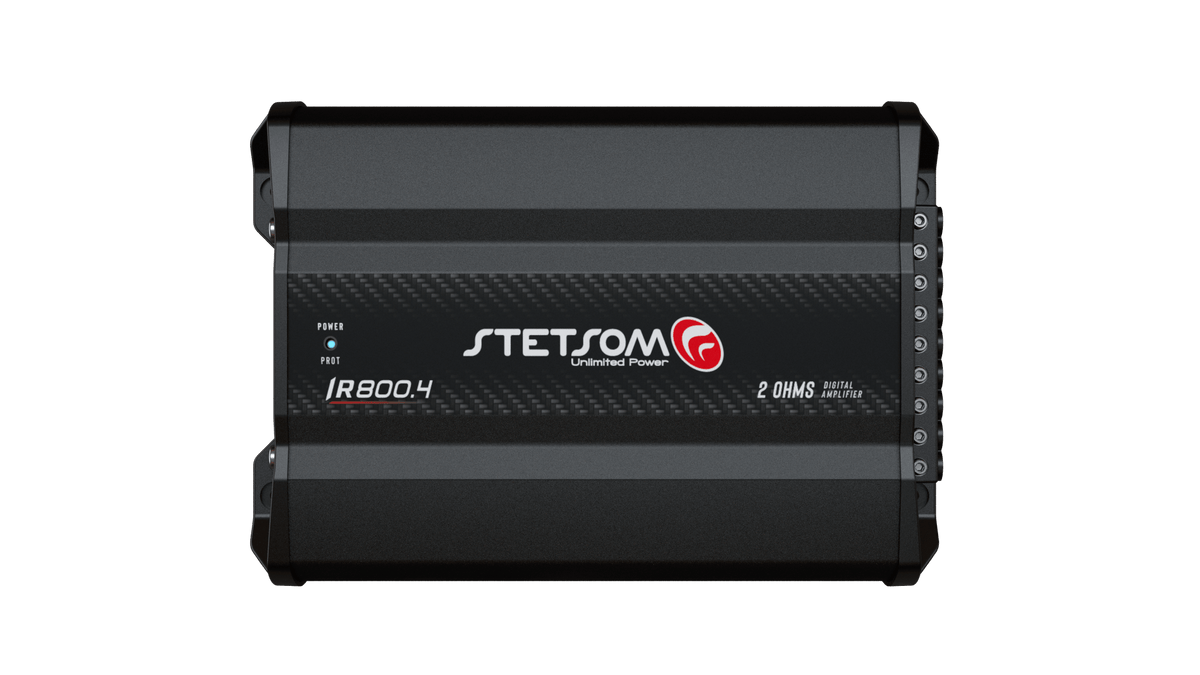 Stetsom Iron Line IR - 800.4 Compact Digital Amplifier Four - Channel 800 W Full Range 2 Ohm - IR - 800.4 - 2OHM - Sparked Innovations