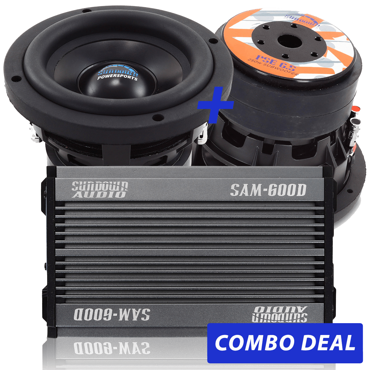 Sundown Audio 2 PSE - 6.5 6.5" Powersports Subwoofers & 1 SAM - 600.1 Combo Deal - 2 PSE - 6.5 6.5" Subwoofers & 1 SAM - 600.1 Combo Deal - Sparked Innovations