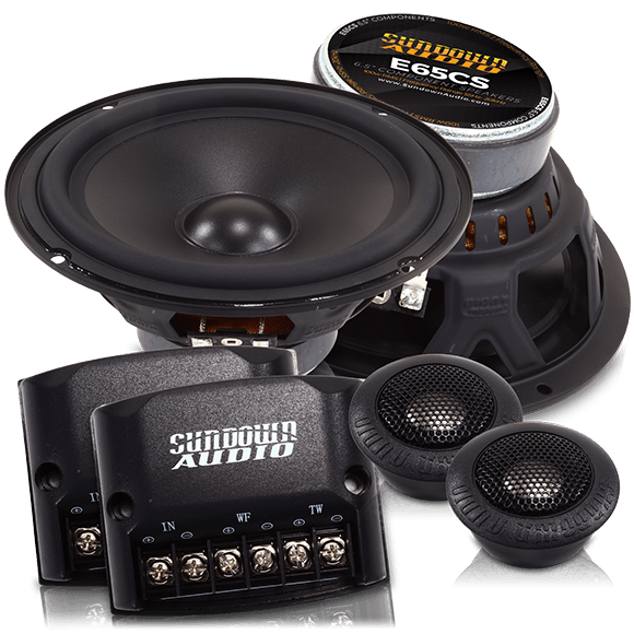 Sundown Audio E - 6.5CS 6.5" 6 - 1/2 Component Car Audio Speakers + Tweeters - S - E - 6.5CS - Sparked Innovations