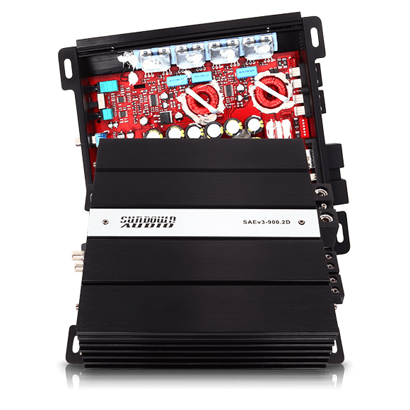 Sundown Audio SAEv3 - 900.2 2 - Channel 900x2 Class D 900W Amplifier - A - SAEV39002 - Sparked Innovations