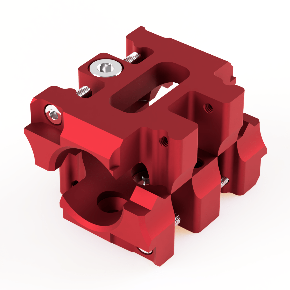 The Clampinator T - 10 Center Extension Module 1/0AWG - Red - CL - T - 10 - CM - R - Sparked Innovations