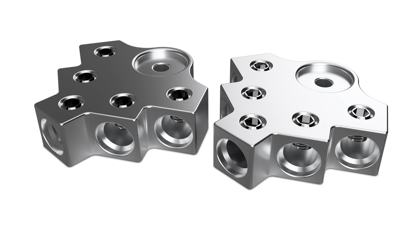 XS Power PAIR 5 - Spot 1/0AWG Aluminum Terminal Blocks TB - 605v1 - TB - 605v1 - Sparked Innovations