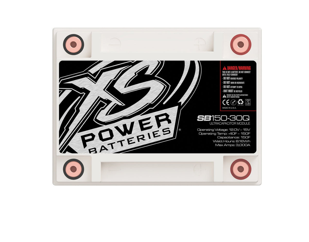 XS Power SB150 - 30Q SuperBank Ultracapacitor Module 150F 12V 3,000A - SB150 - 30Q - Sparked Innovations