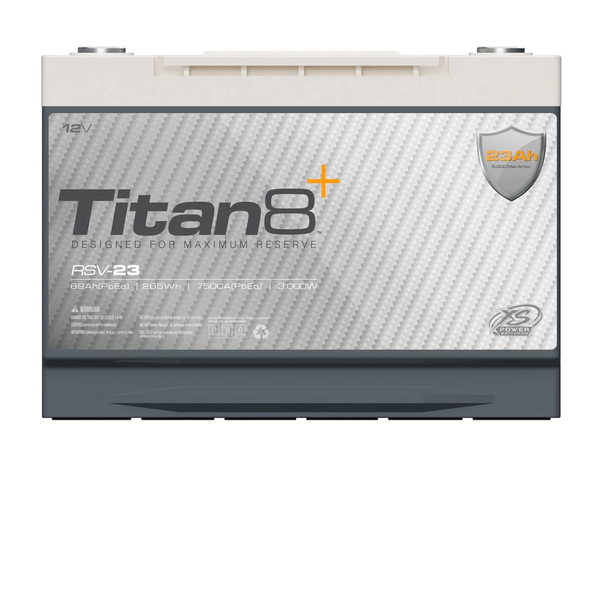 XS Power Titan8 RSV-23 23ah 12 Volt Group 34 Underhood Safe 3000-5000W