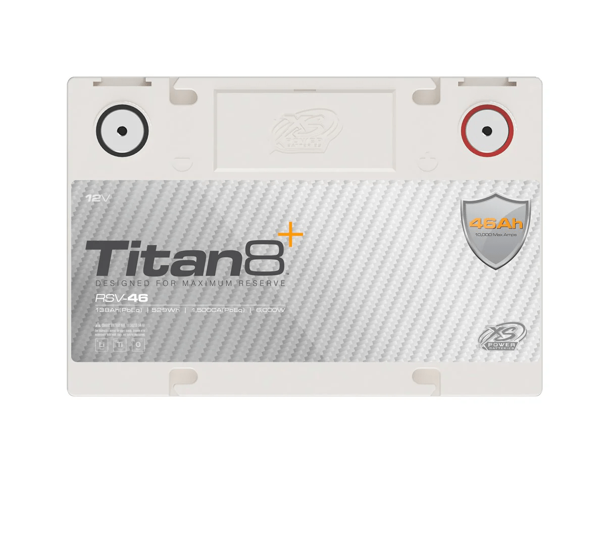 XS Power Titan8 RSV - 46 46Ah 12 Volt Group 34 Underhood Safe 6000 - 10000W - RSV - 46 - Sparked Innovations