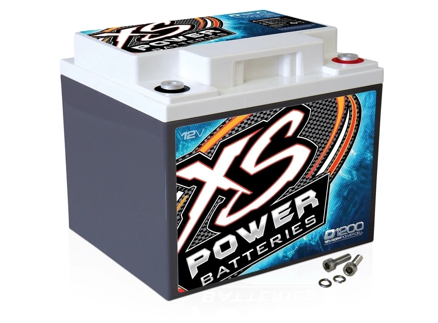 D1200 XS Power 12VDC AGM Car Audio Battery 2600A 44Ah