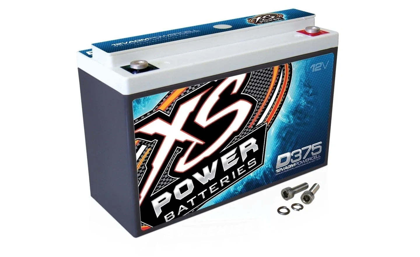 D375 XS Power 12VDC AGM Car Audio Vehicle Battery 800A 15Ah