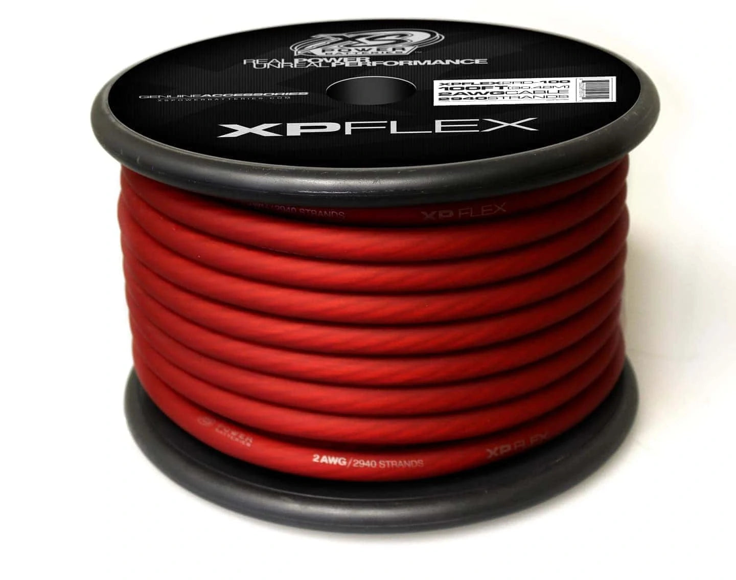 XS Power 2 AWG Gauge XP Flex Car Audio Power and Ground Cable 100ft spool