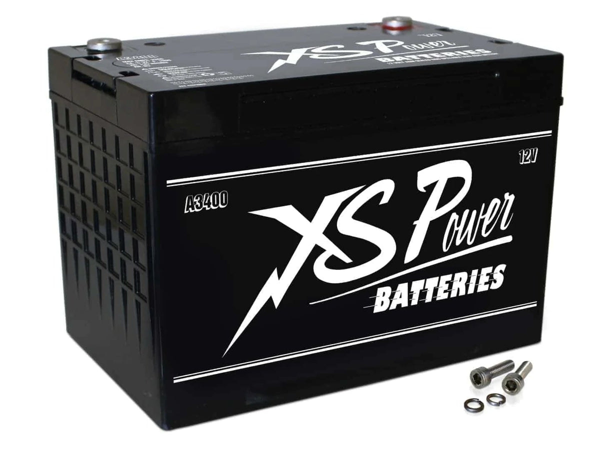 A3400 XS Power V Series 12VDC AGM Vintage Style Vehicle Battery 1000A 65Ah Group 34 - A3400 - Sparked Innovations
