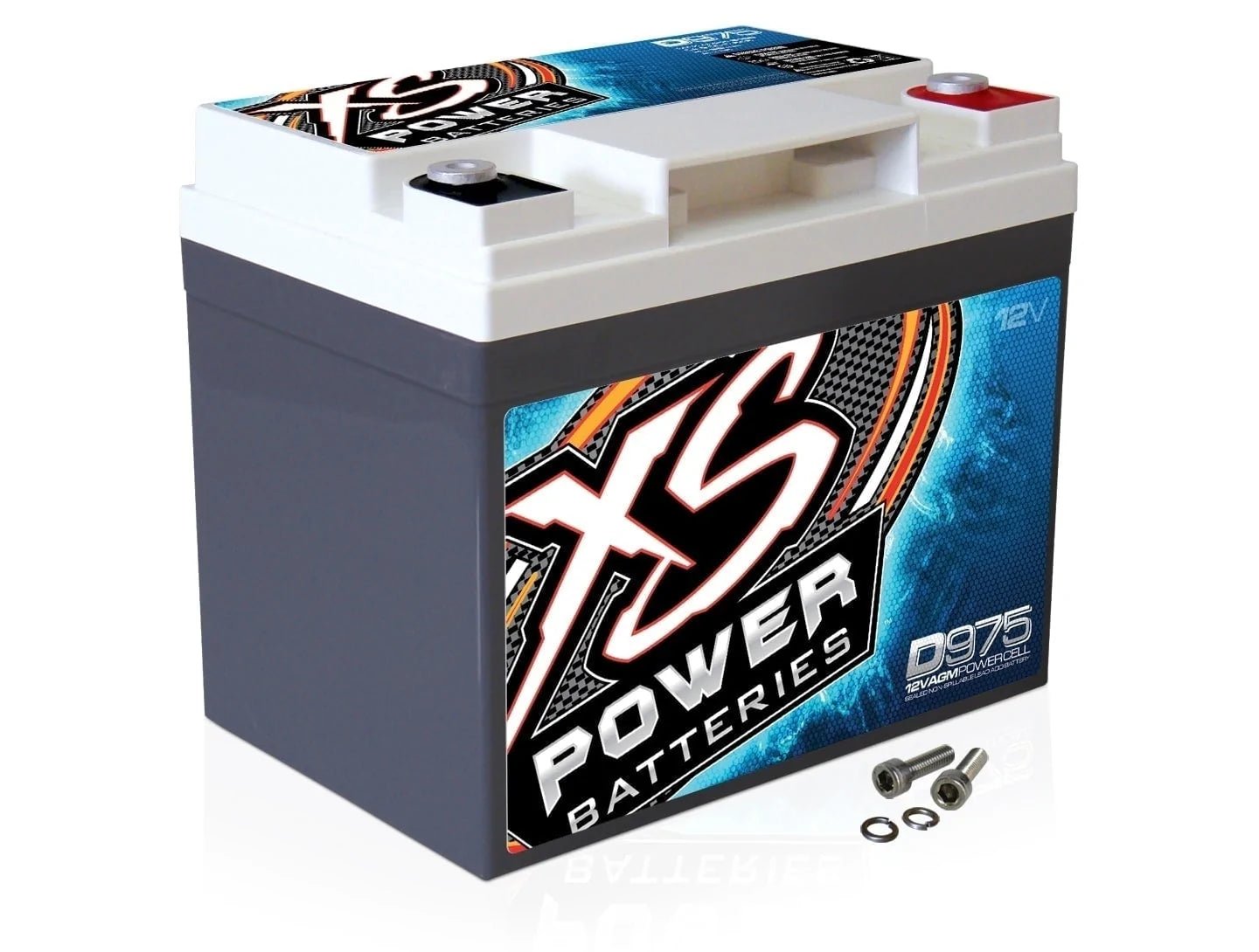 D975 XS Power 12VDC AGM Car Audio Vehicle Battery 2100A 35Ah Group U1R - D975 - Sparked Innovations