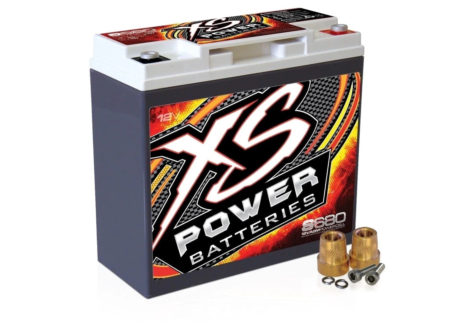 S680 XS Power 12VDC AGM Racing Vehicle Battery 1000A 20Ah - S680 - Sparked Innovations