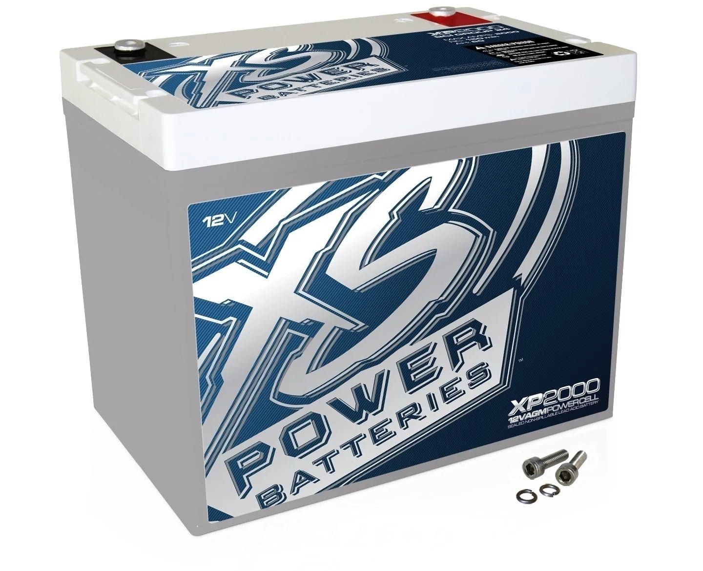 XP2000 XS Power 12VDC AGM Car Audio Vehicle Battery 2000A 80Ah Group 24 - XP2000 - Sparked Innovations