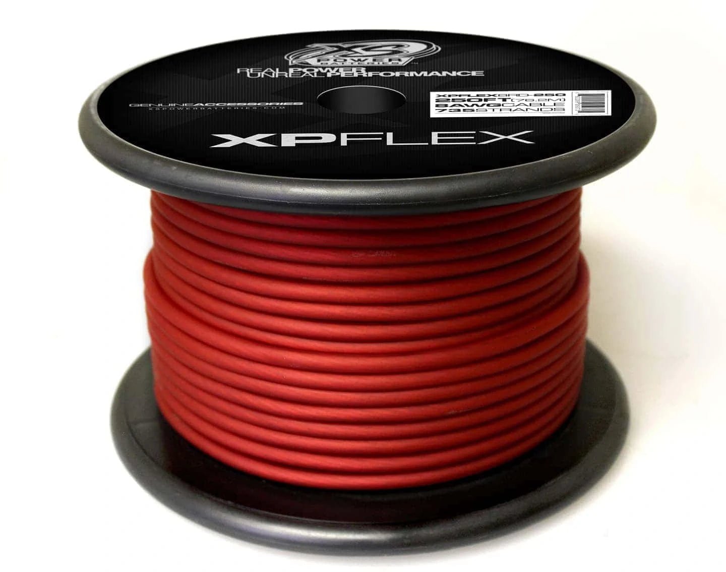 XS Power 8 AWG Gauge XP Flex Car Audio Power and Ground Cable 250ft Spool Electrical Wire - Iced Red - XPFLEX8RD - 250 - Sparked Innovations