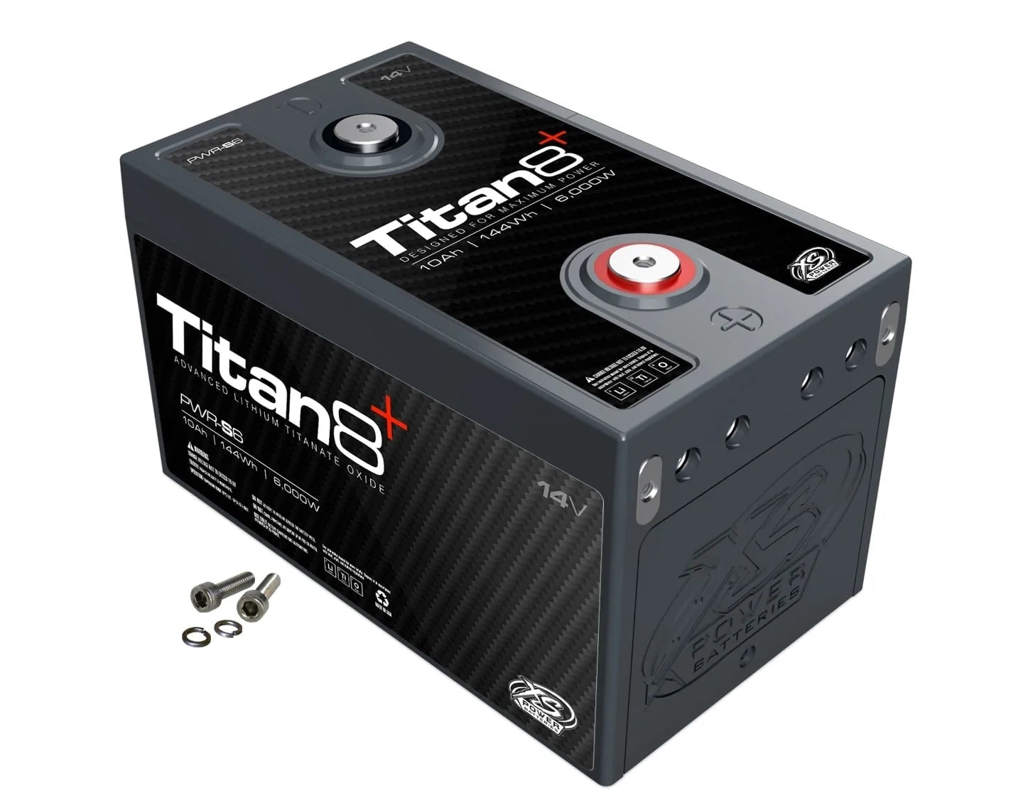 XS Power Titan 8 14V PWR - S6 Lithium Titanate Oxide (LTO) Vehicle Battery - 2000A 6000W - PWR - S6 - Sparked Innovations